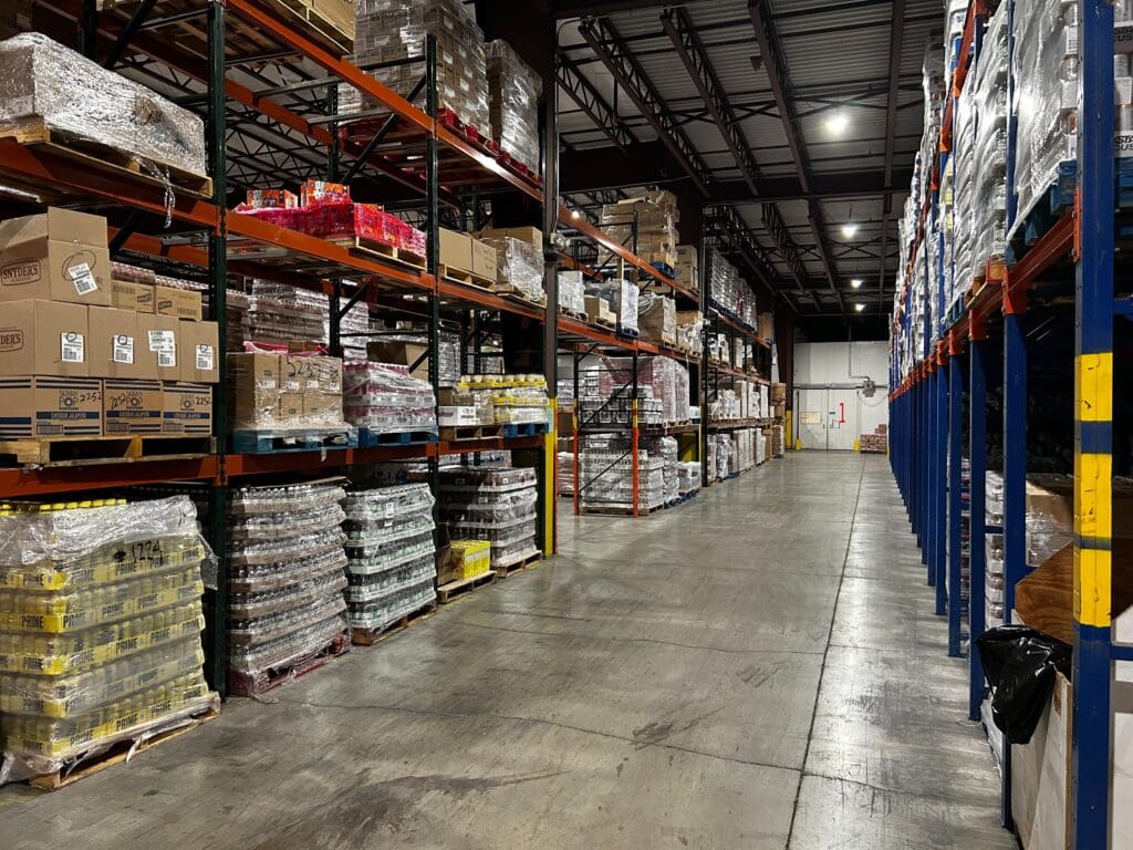 Thomas Trading warehouse with bulk grocery and household essentials